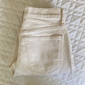 Madewell Women's Straight Leg Jeans - Cream